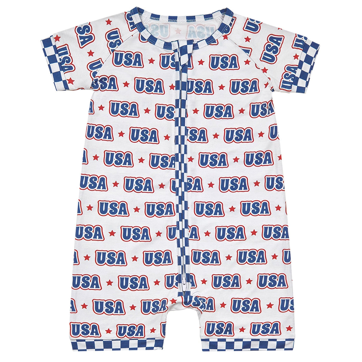 Bamboo Shorty Romper | USA