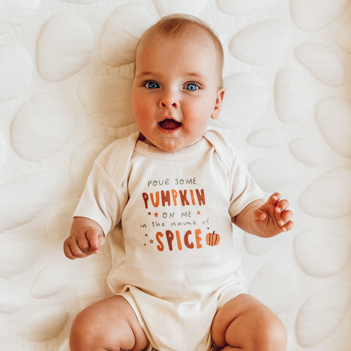 graphic bodysuit | pour some pumpkin - HoneyBug