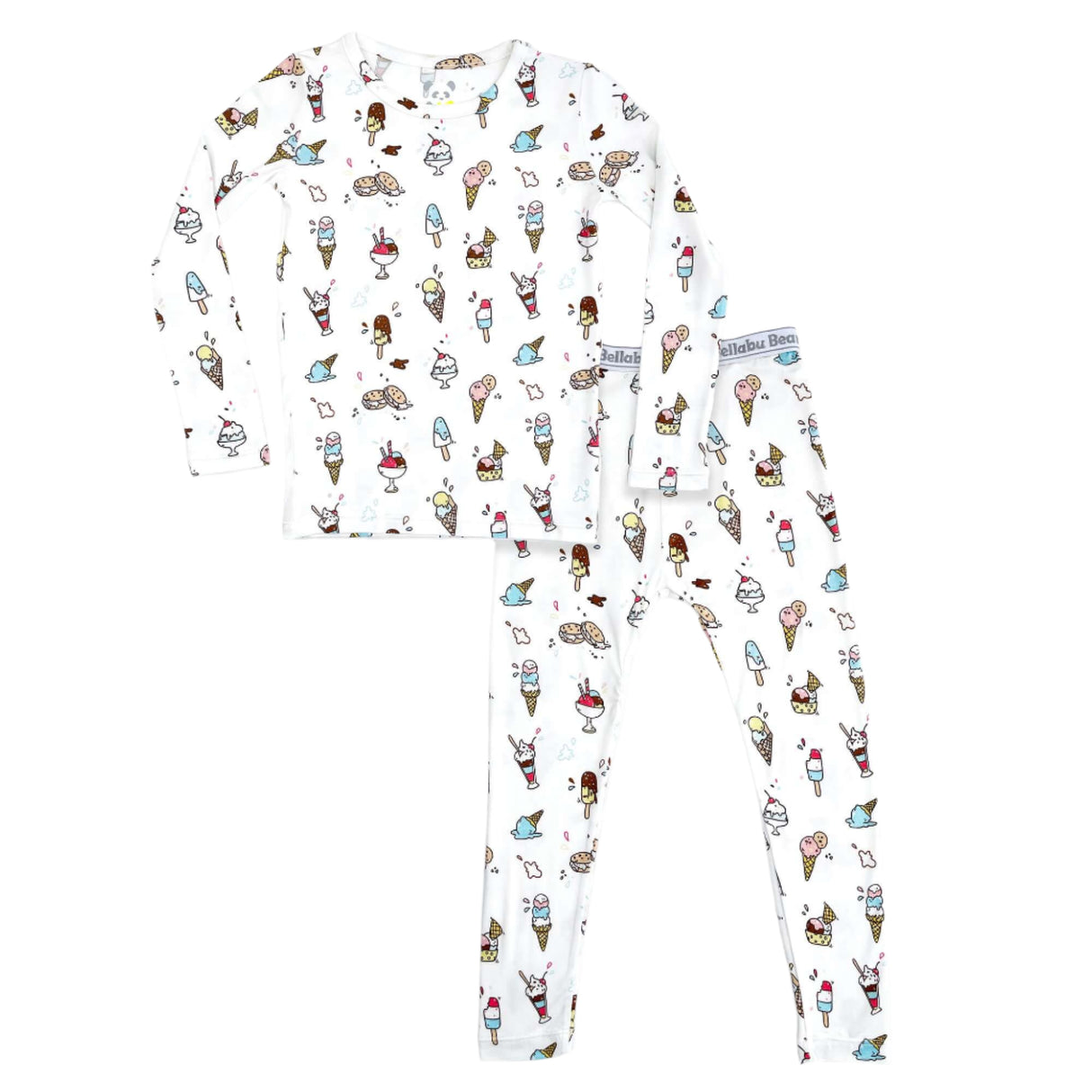 Ice Cream Bamboo Kids Pajamas - HoneyBug