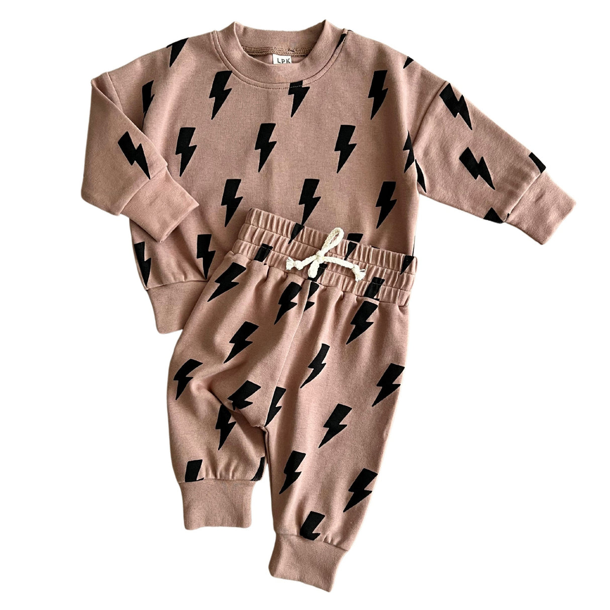 Jogger Set | Mocha Bolts