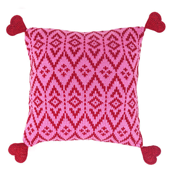 Heart Tassel 10" Pillow