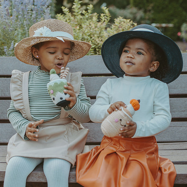 Friendly Plush Matcha Latte - Green Tea - HoneyBug