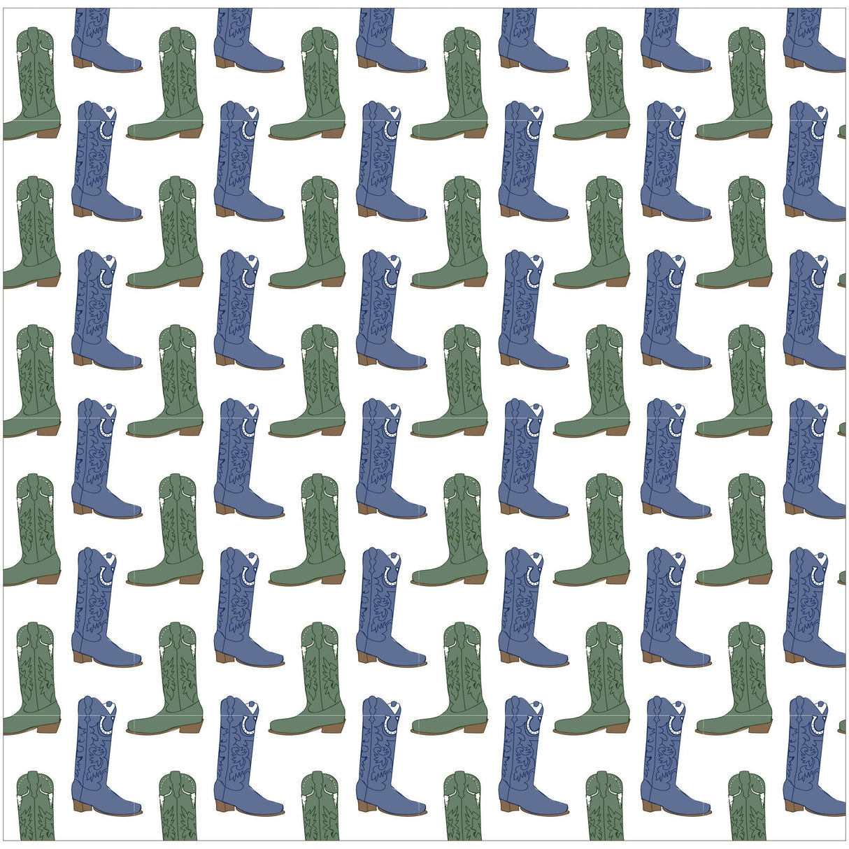 Charles Boys' Short Set - Cowboy Boots - HoneyBug