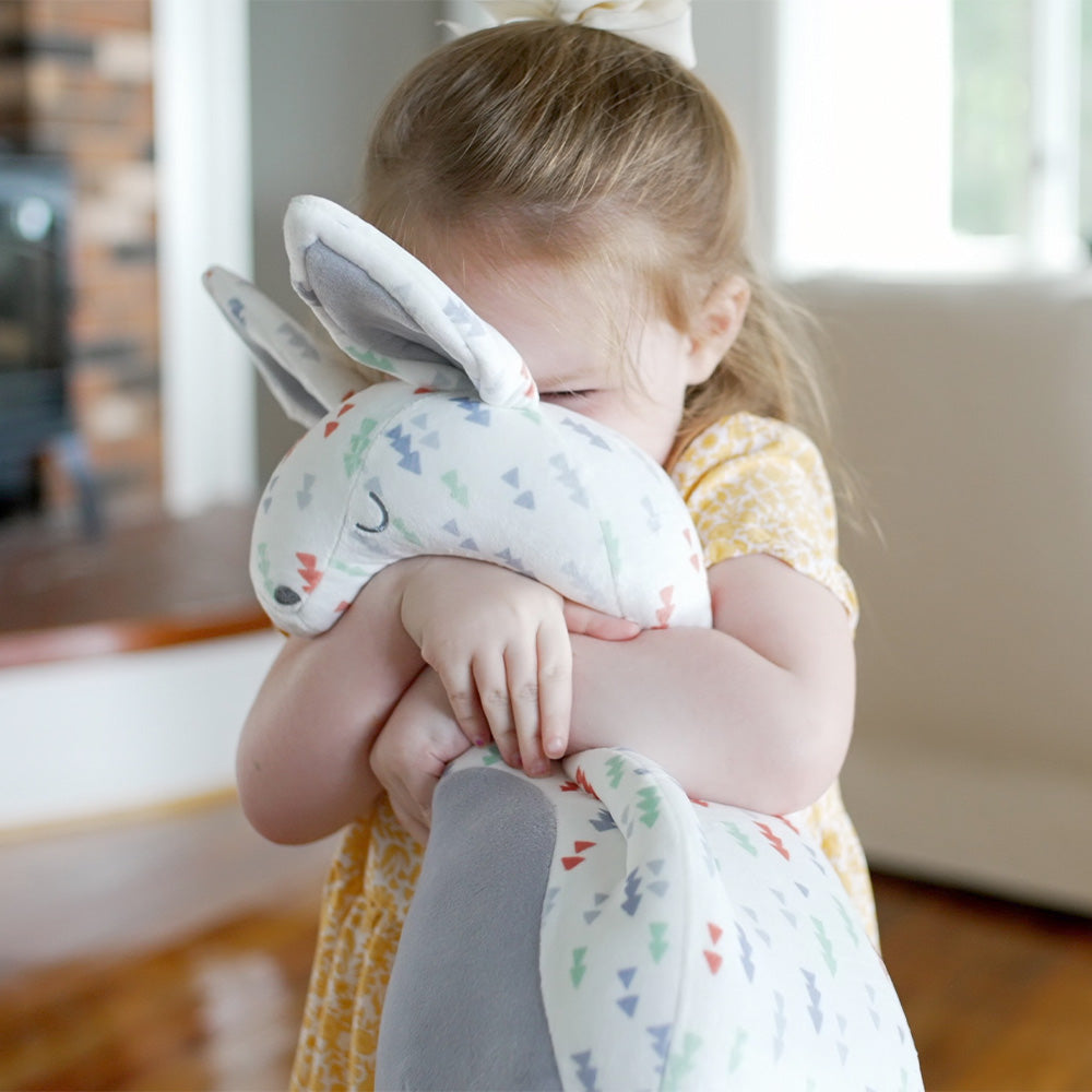Luna Bunny Gray Super Soft Plush - HoneyBug