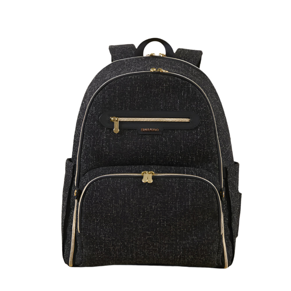 Convertible Tweed Diaper Backpack