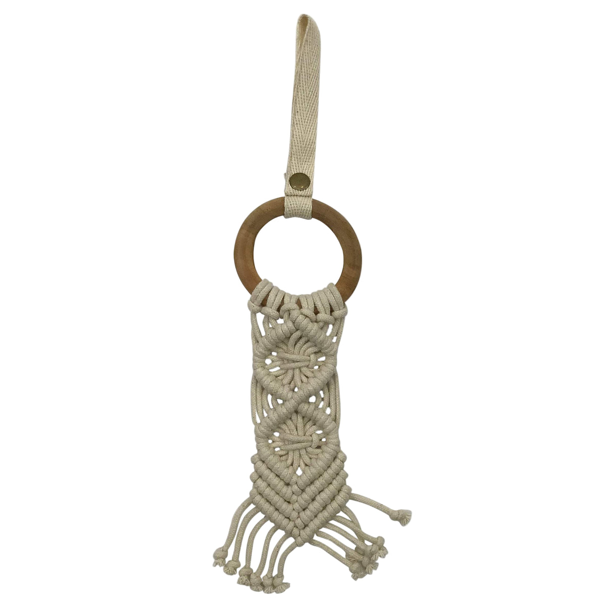 all-in-one toy | macrame diamond - HoneyBug