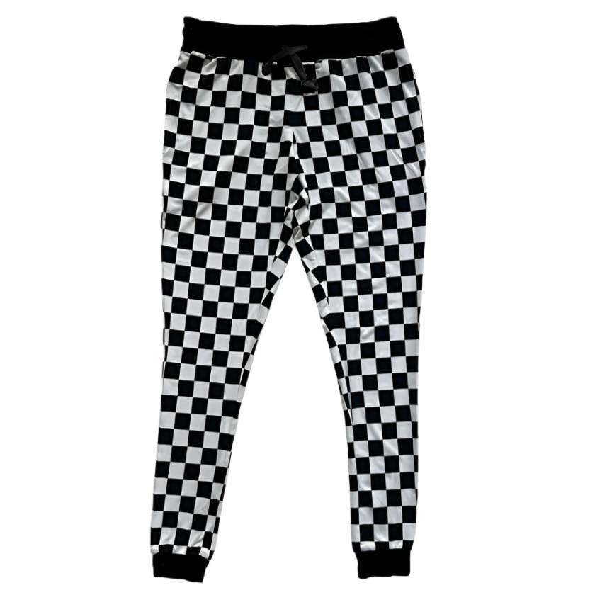 MAMA JOGGERS- B+W Check - HoneyBug