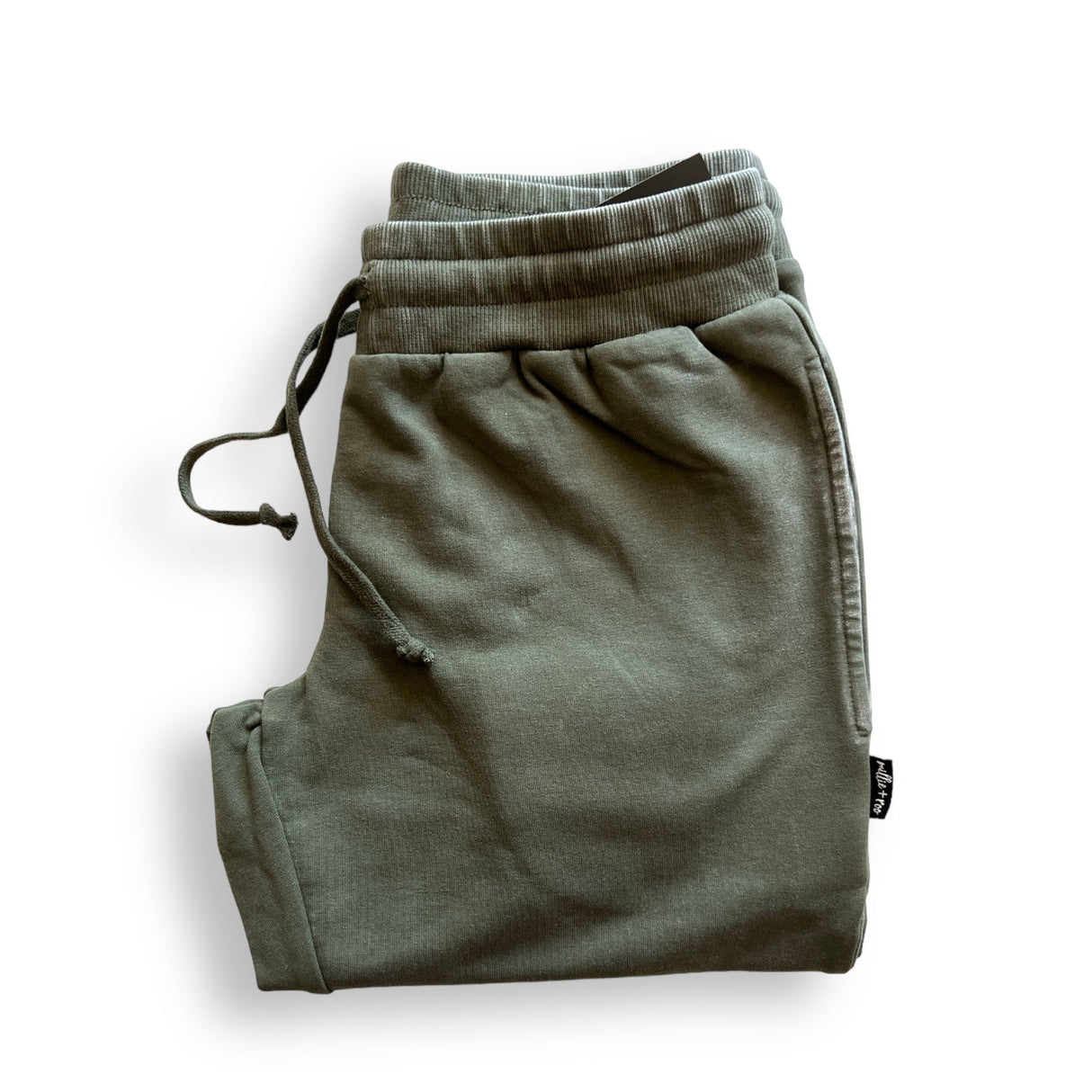 MAMA JOGGERS- Moss Snow Wash - HoneyBug