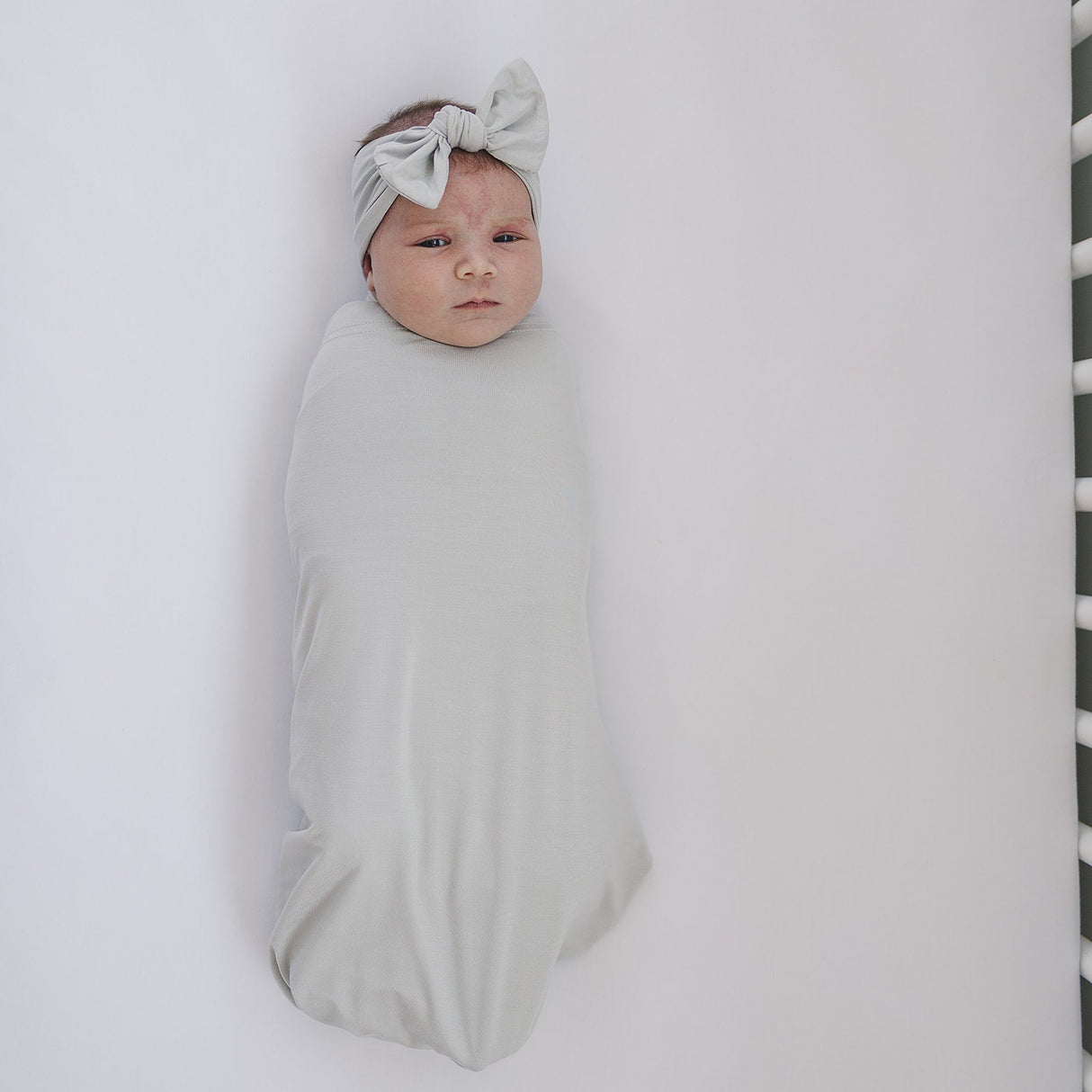 Stone Bamboo Stretch Swaddle - HoneyBug