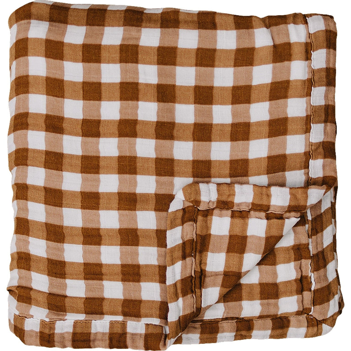 Gingham Muslin Quilt - HoneyBug