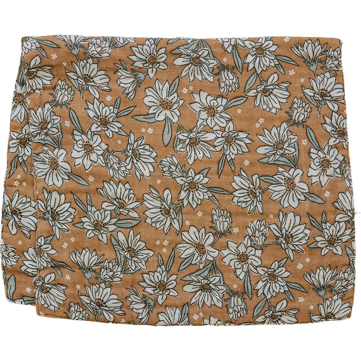 Magnolia Muslin Burp Cloth - HoneyBug
