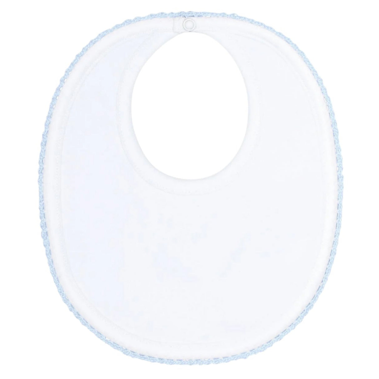 Blue Crochets Bib - HoneyBug