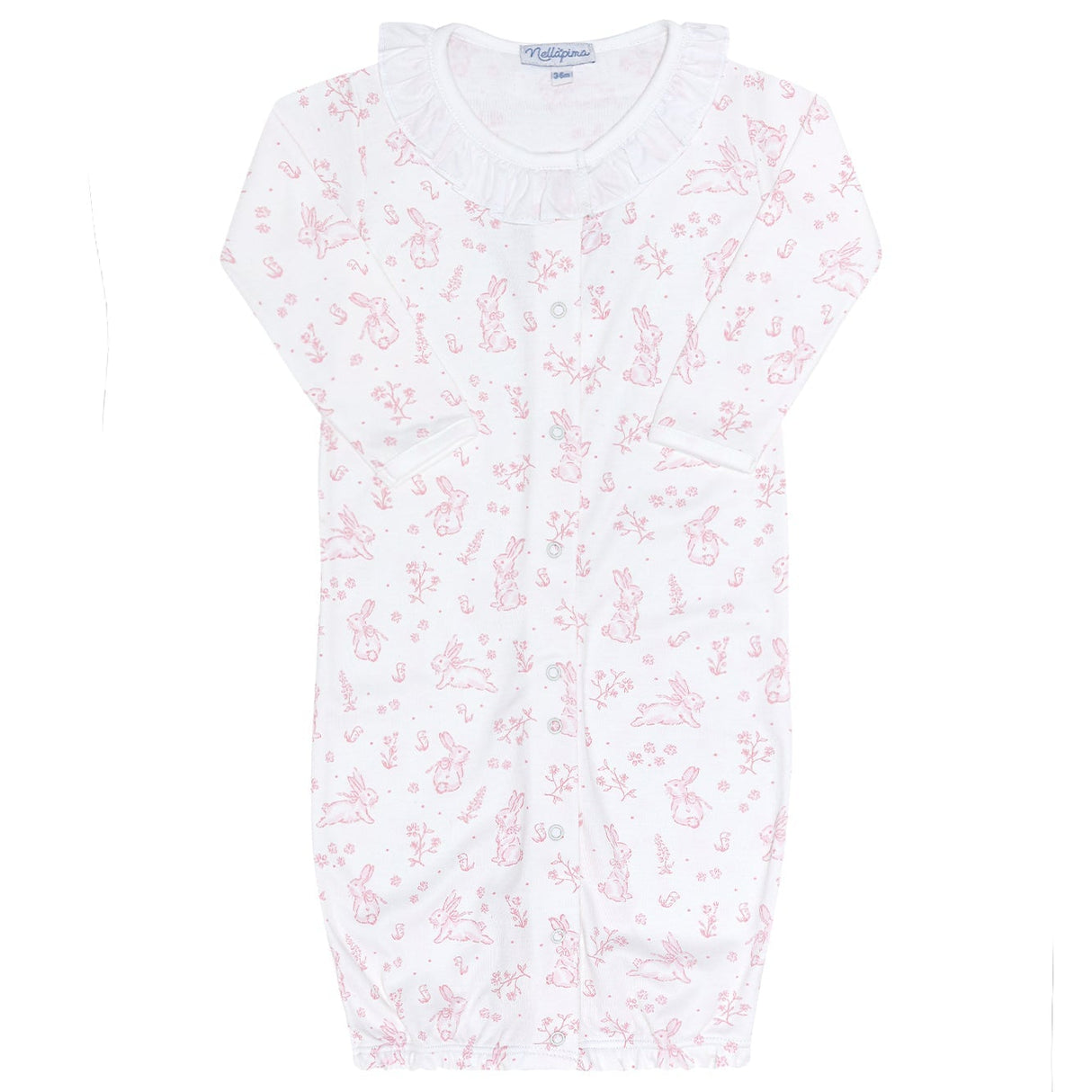 Pink Bunny Toile Converter Gown