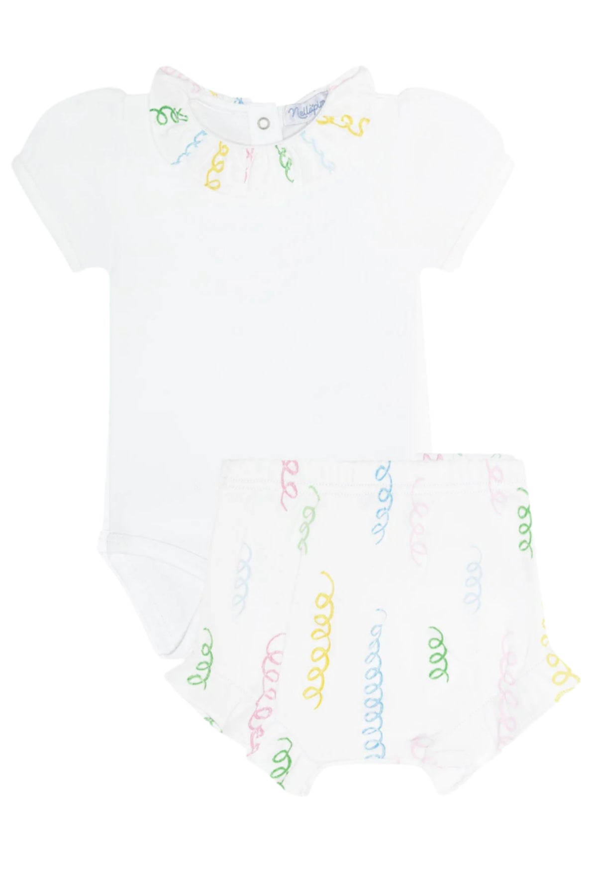 Spirals Print Onesie Set - HoneyBug
