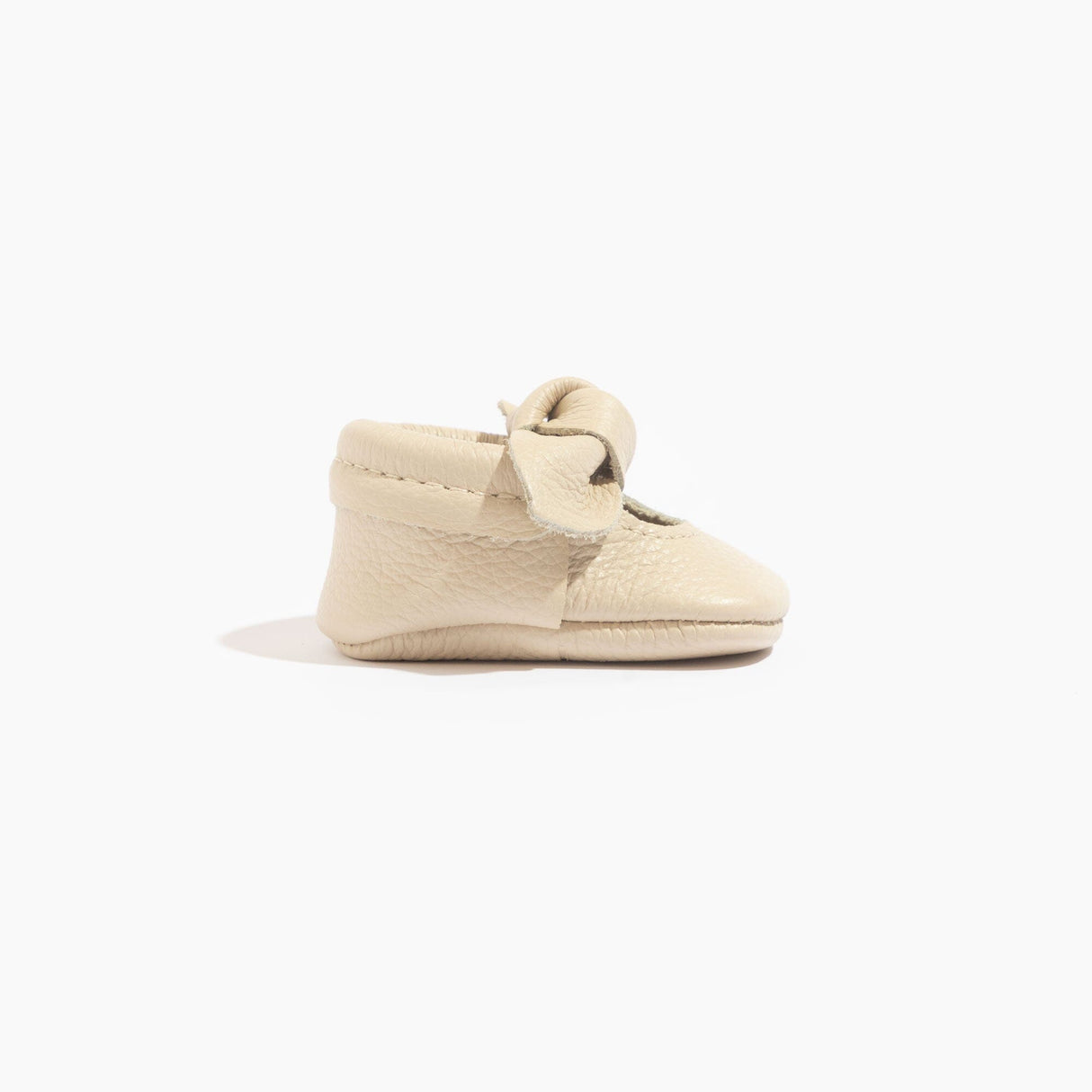 Newborn Birch Knotted Bow Baby Shoe - HoneyBug