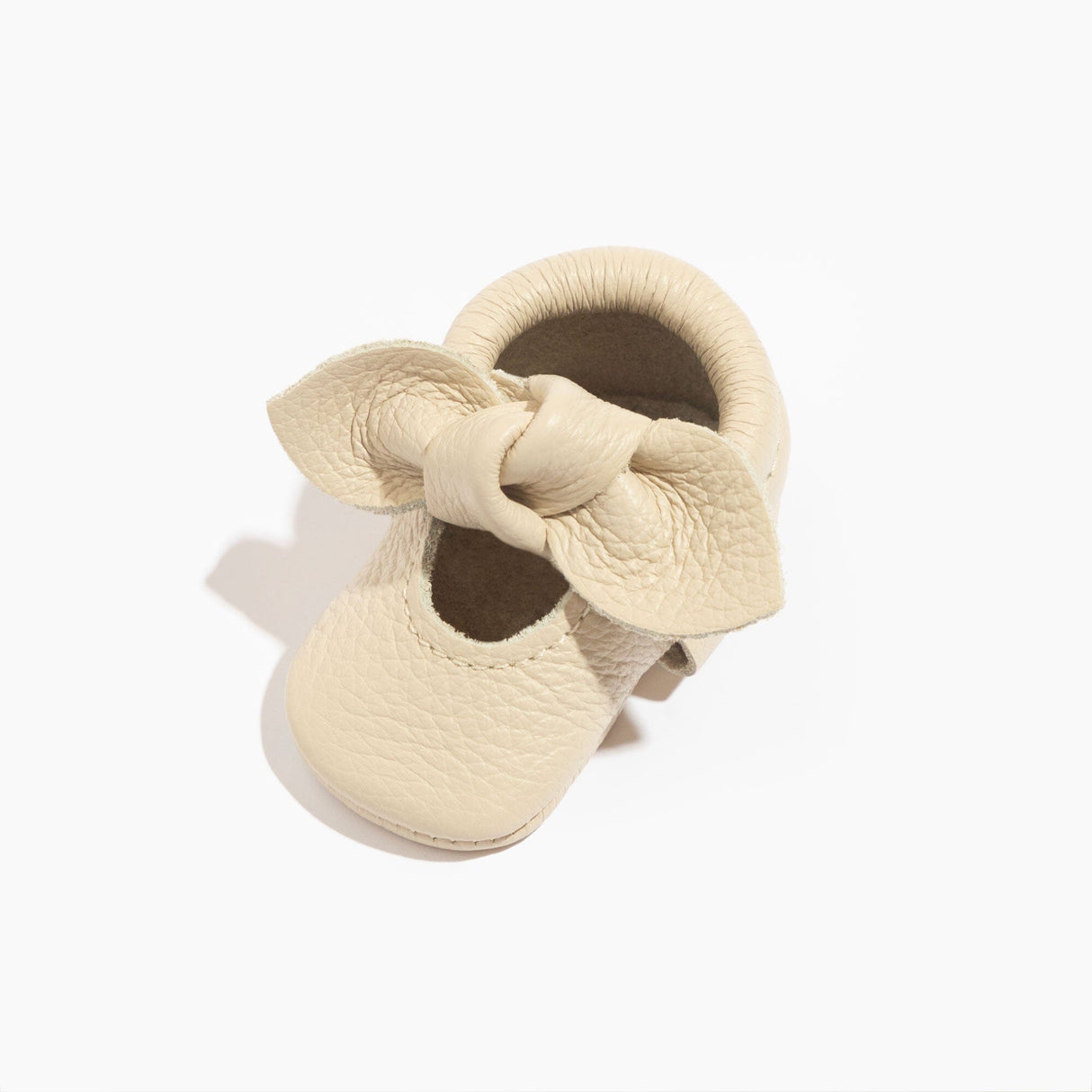 Newborn Birch Knotted Bow Baby Shoe - HoneyBug