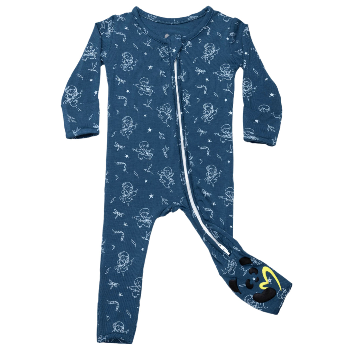 Ninja Bamboo Convertible Footie - HoneyBug