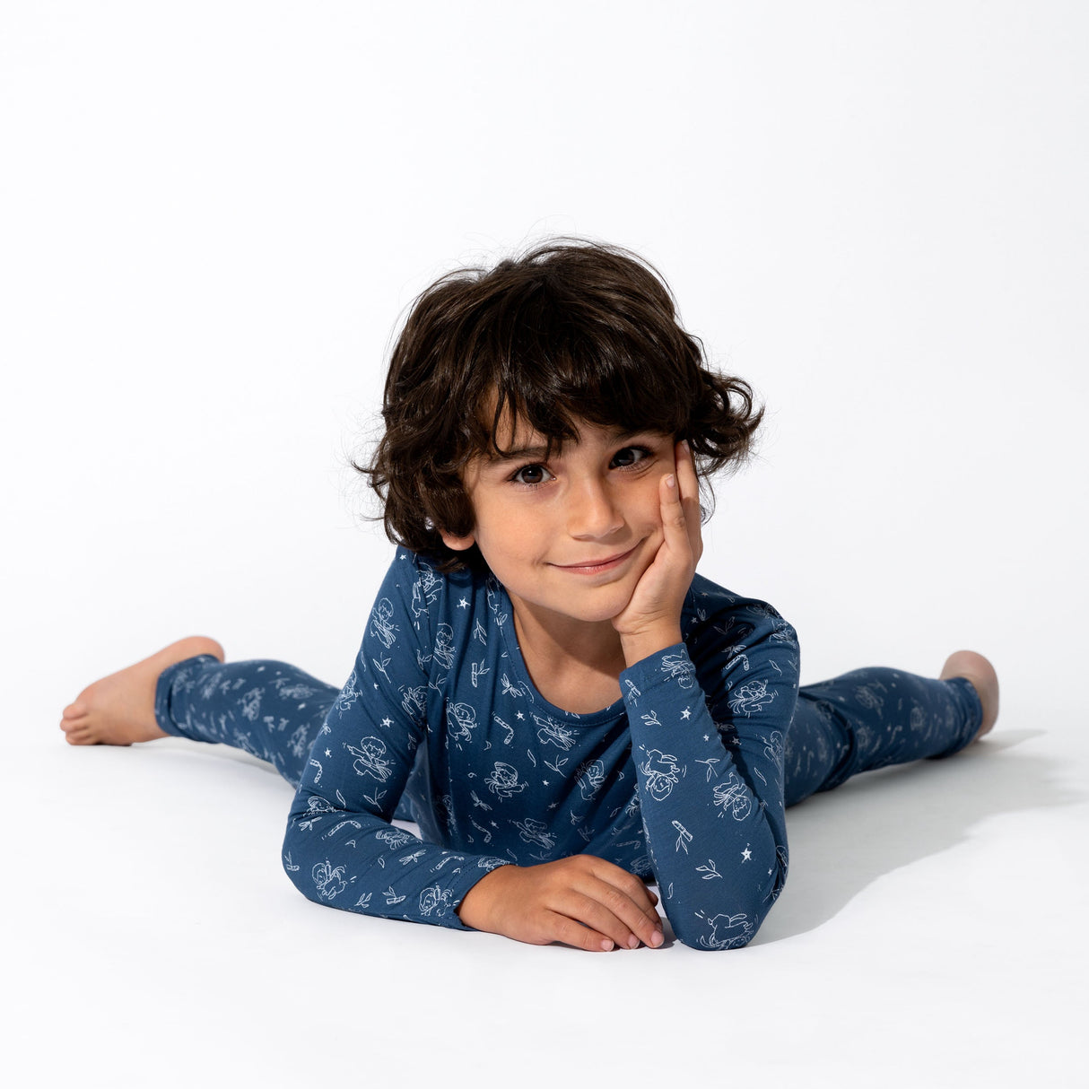 Ninja Bamboo Kids Pajamas - HoneyBug