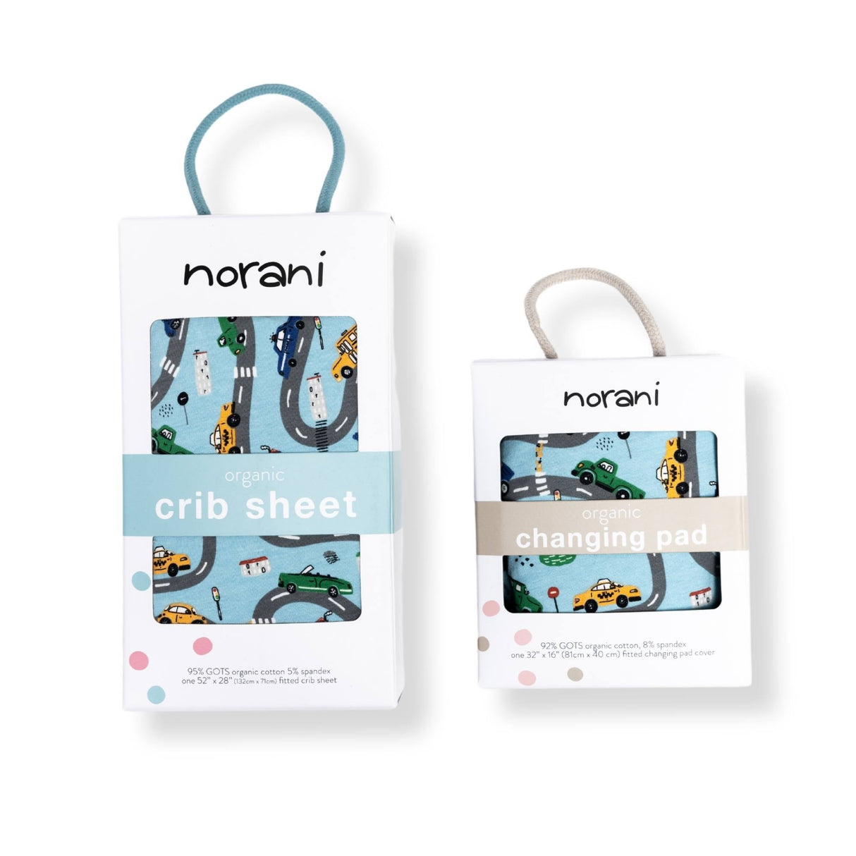 Organic Crib Sheet - Cars