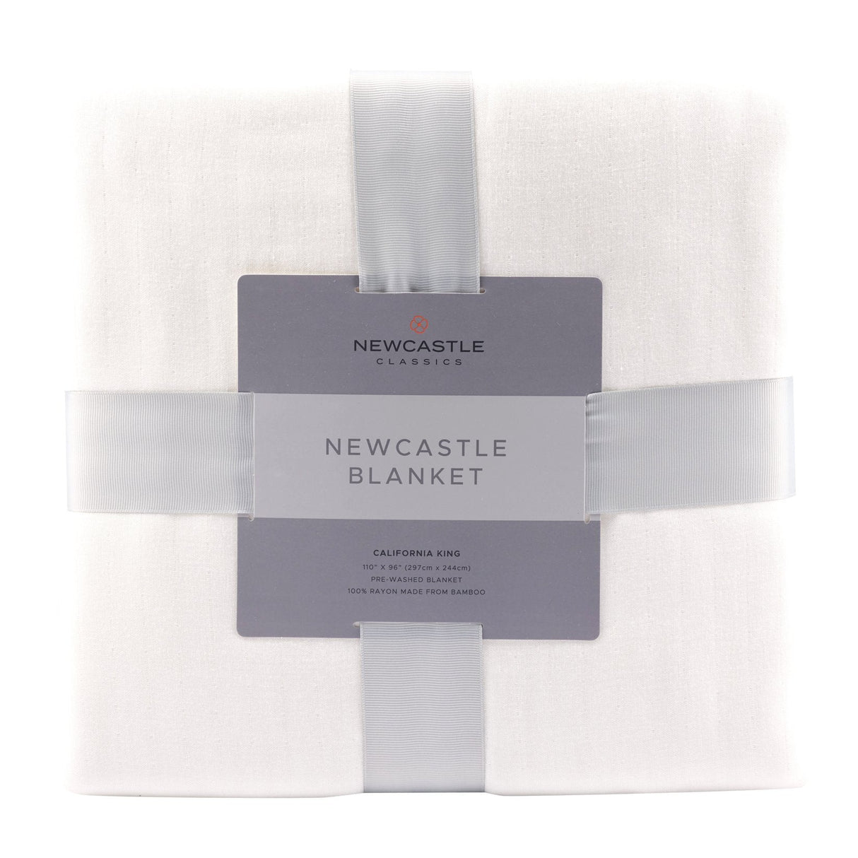 Pristine White Oversized King Luxury Bamboo Muslin Bed Blanket