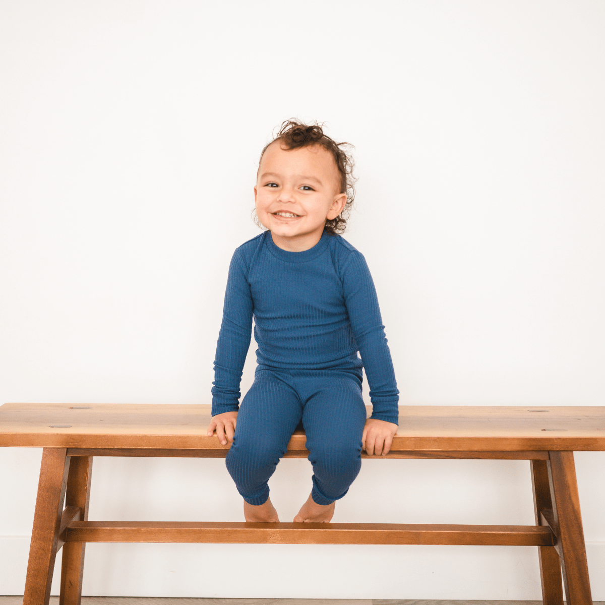 Organic Cotton 2-Piece Set - Ocean Blue - HoneyBug