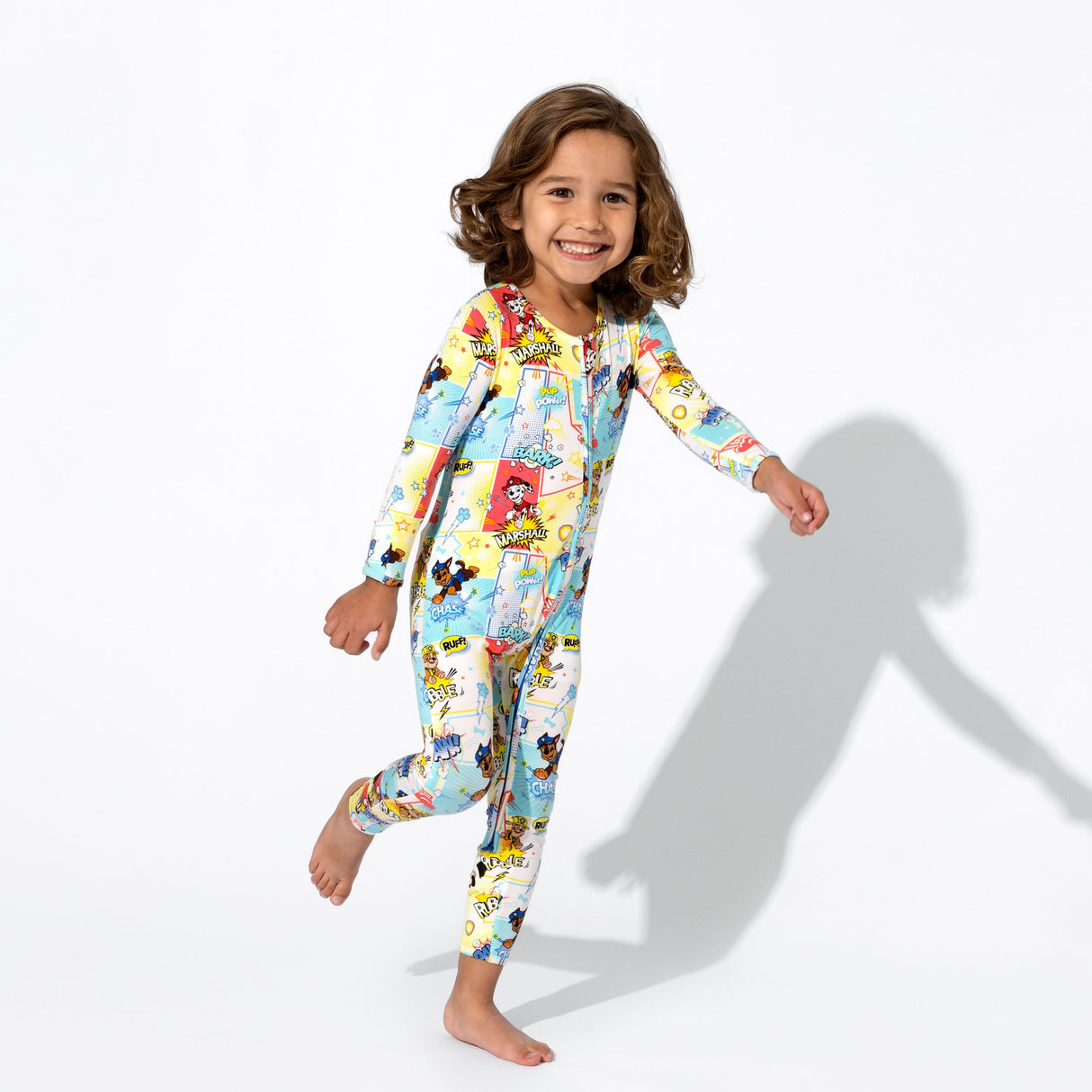 PAW Patrol: Comic Boy Pups Bamboo Convertible Footie - HoneyBug