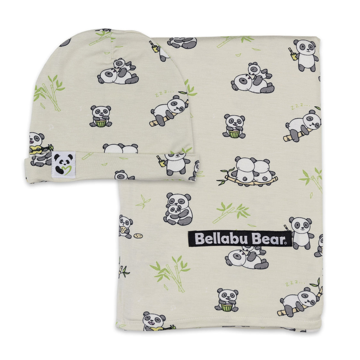 Bamboo Swaddle & Beanie Set - HoneyBug