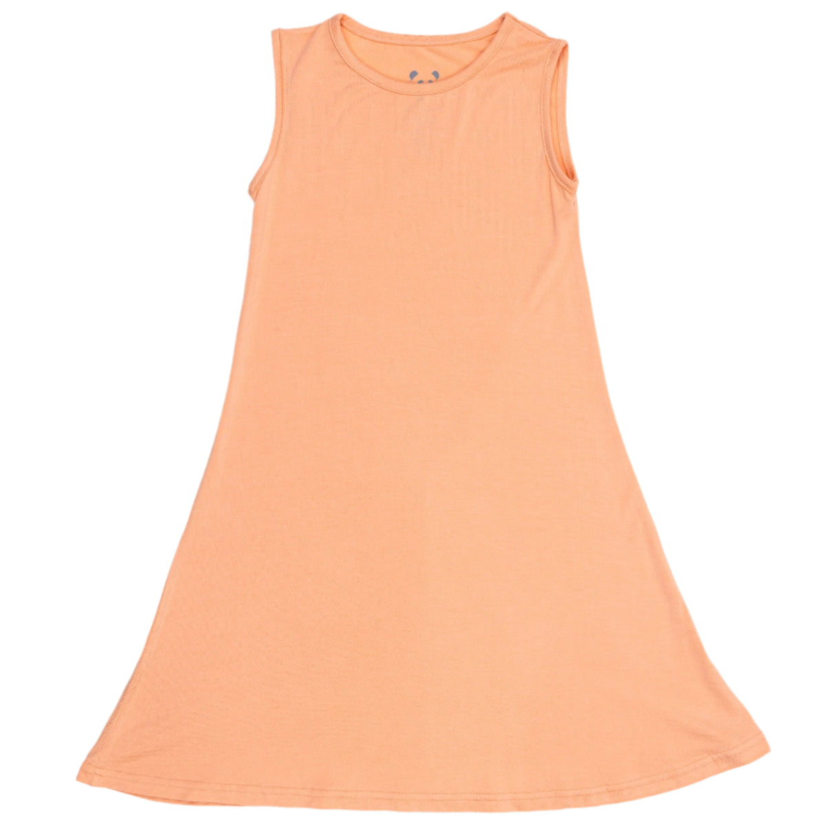 Peach Fuzz Bamboo Girls' Sleeveless Dress - HoneyBug