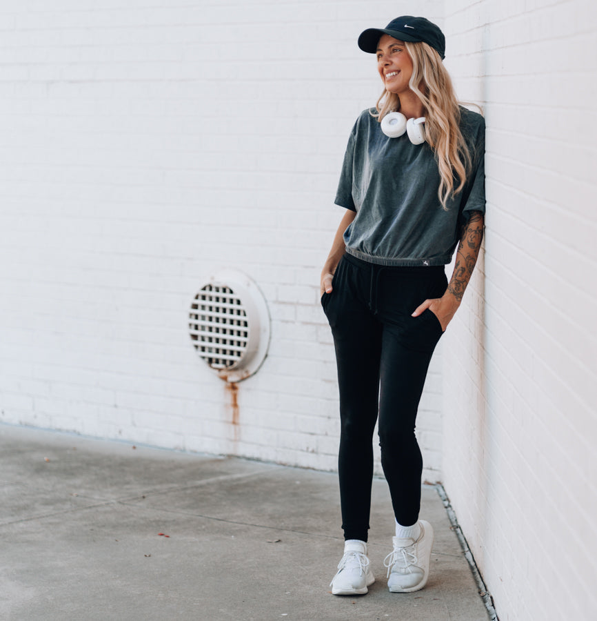 MAMA JOGGERS- Midnight - HoneyBug