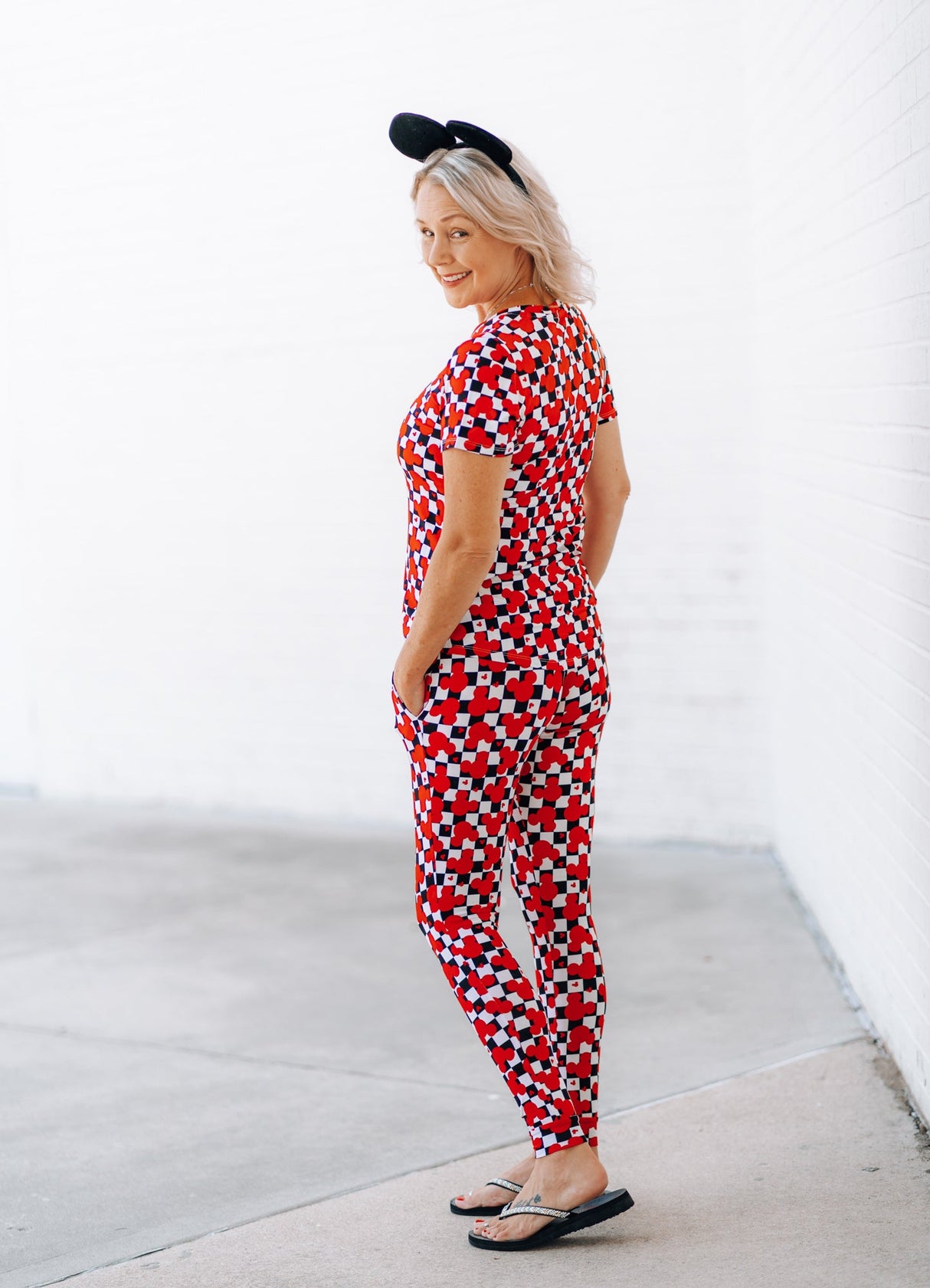 MAMA JOGGERS- Roo Magic (Red) - HoneyBug