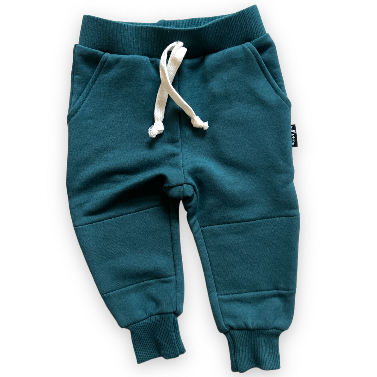 JOGGERS- Peacock Bamboo French Terry - HoneyBug