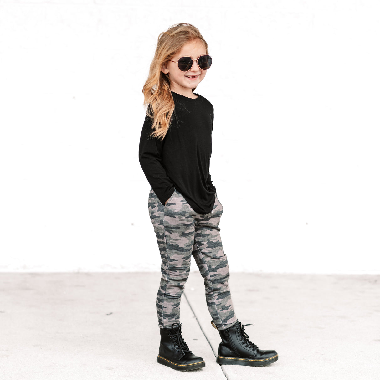 JOGGERS- Chris Camo Bamboo French Terry - HoneyBug