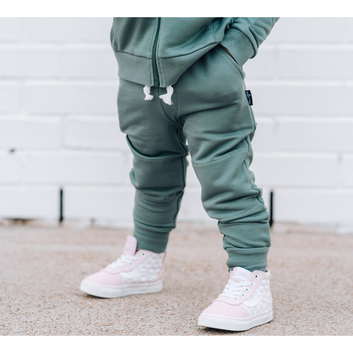 JOGGERS- Slate Bamboo French Terry - HoneyBug