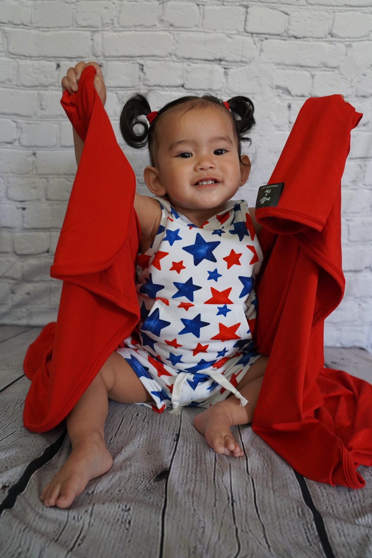 BAMBOO BLANKET - Red - HoneyBug