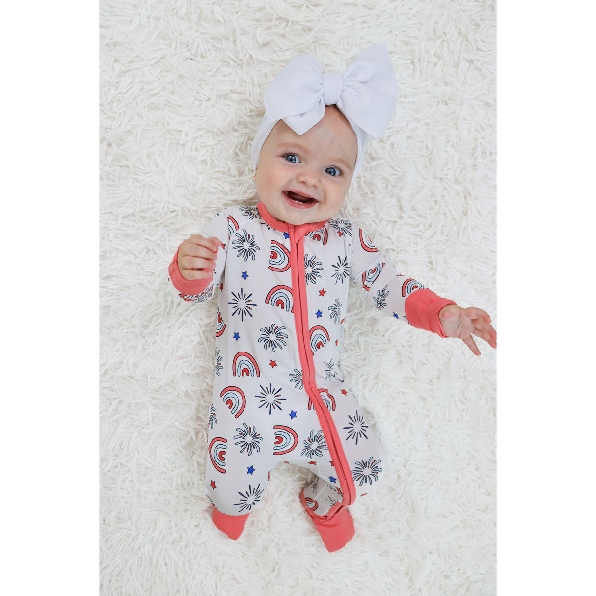 Porter in the USA Dream Romper - HoneyBug