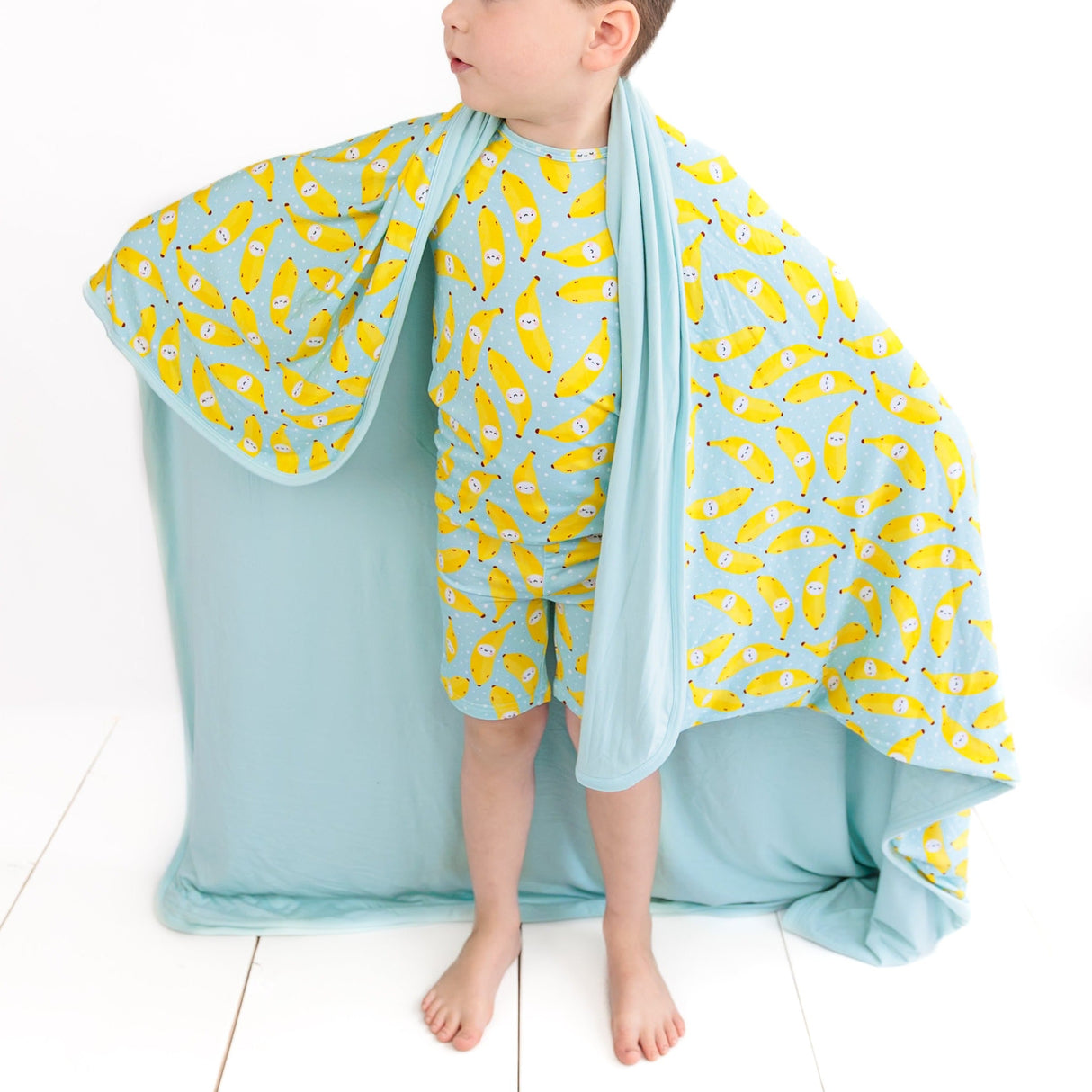 TWO PIECE SHORTIE SET- Kawaii Banana - HoneyBug