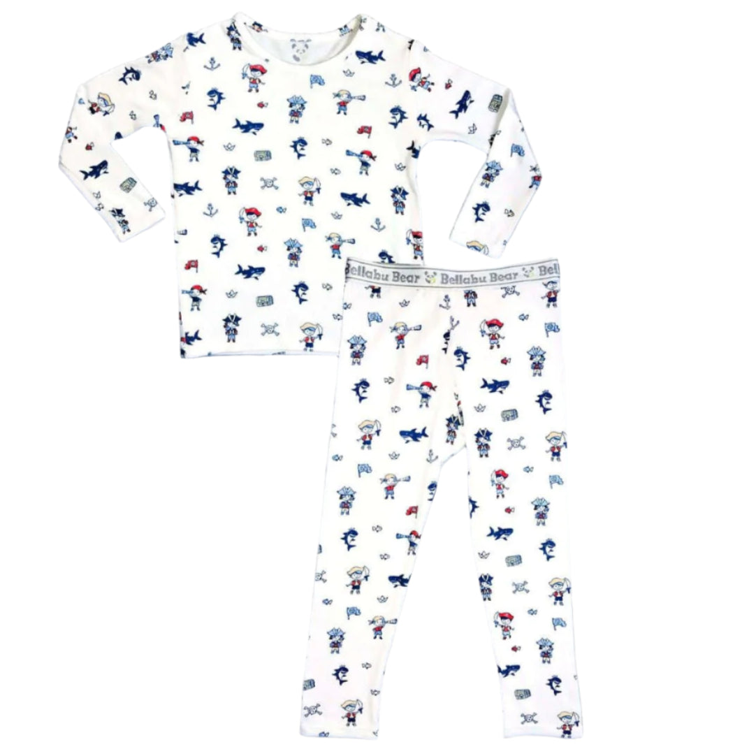 Pirate Bamboo Kids Pajamas - HoneyBug