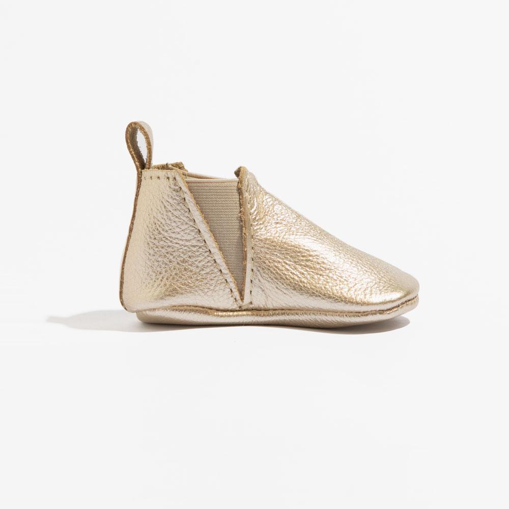 Platinum Chelsea Boot Baby Shoe - HoneyBug
