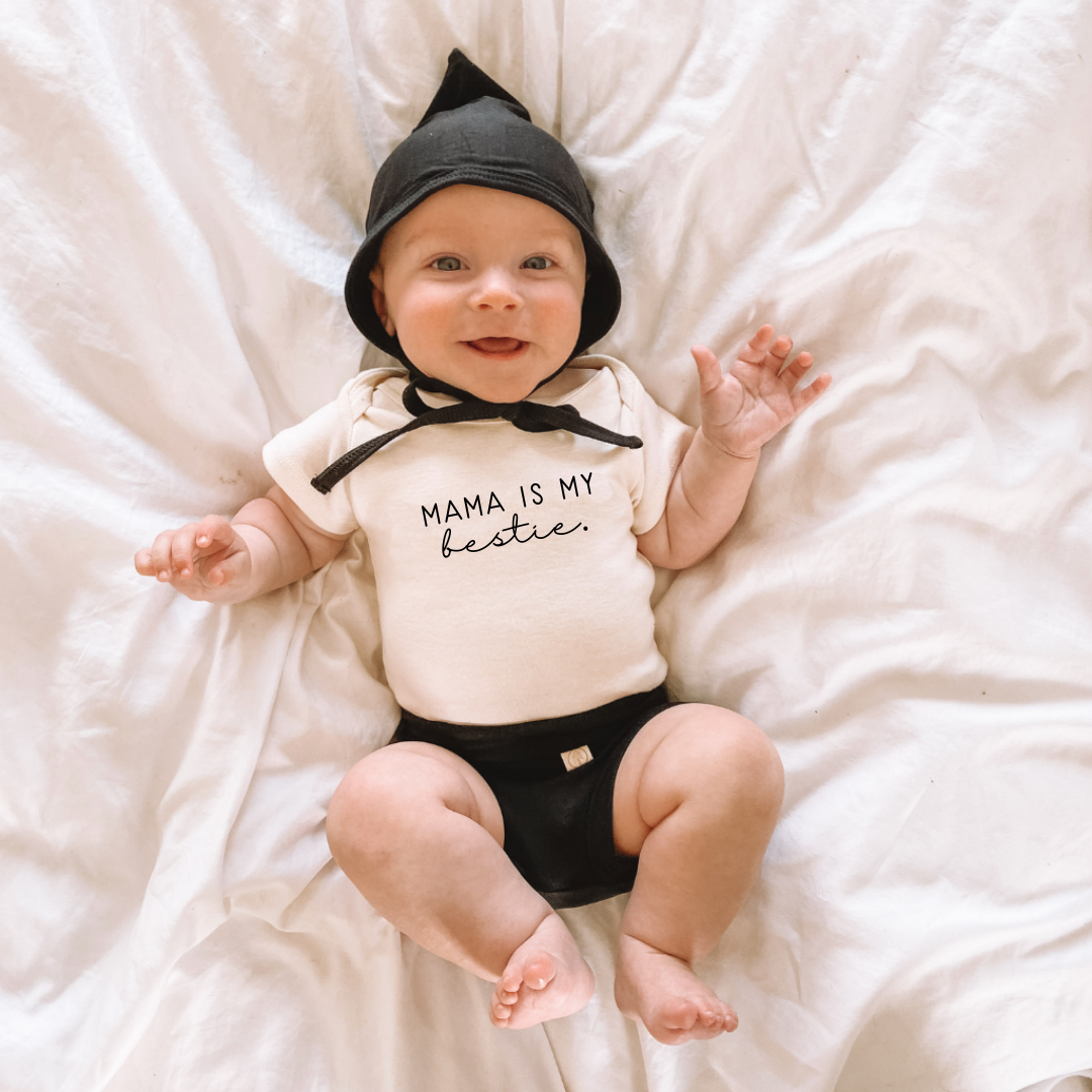 Mama is My Bestie - Organic Cotton Bodysuit - HoneyBug
