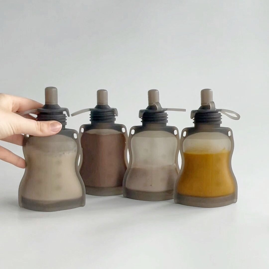 Haakaa Silicone Yummy Pouch 4.5 oz - HoneyBug