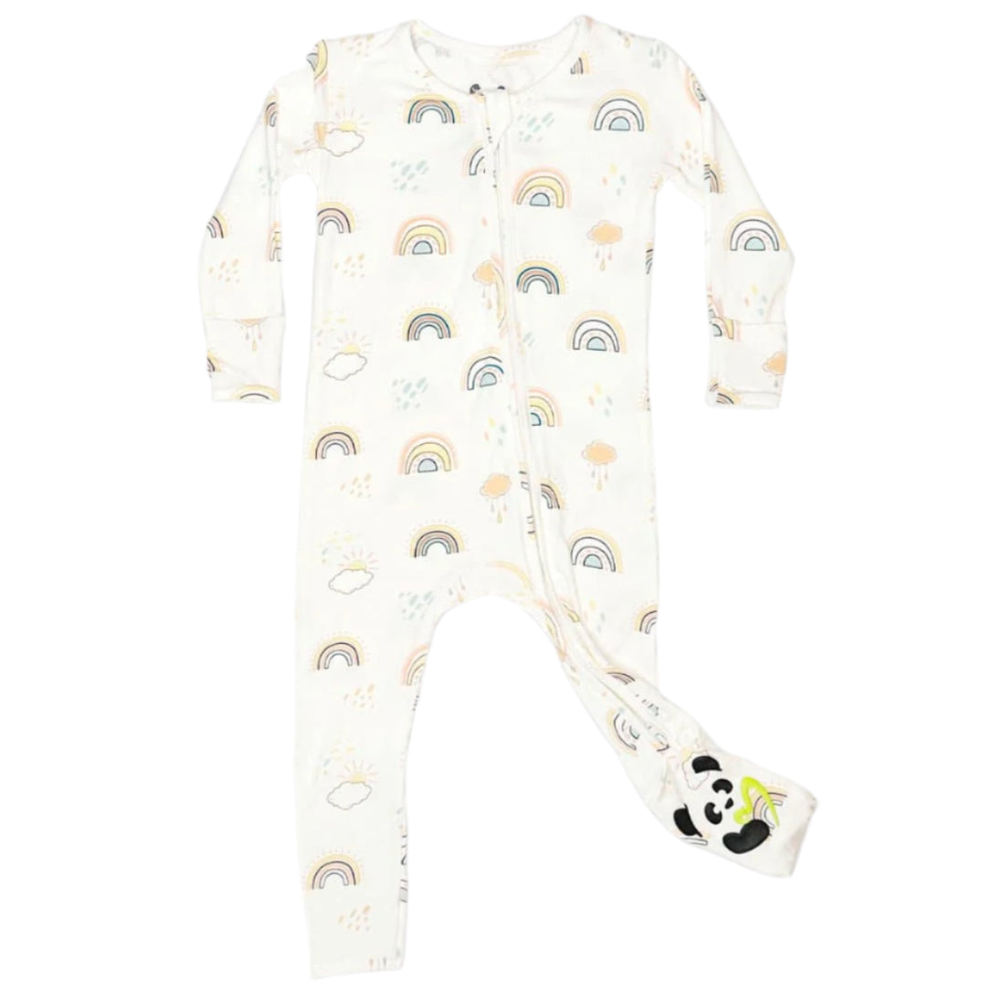 Rainbows Bamboo Convertible Footie - HoneyBug