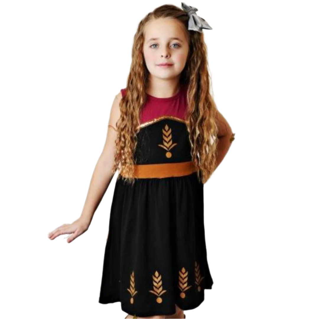 Magenta Sister Ice Princess Dress - HoneyBug