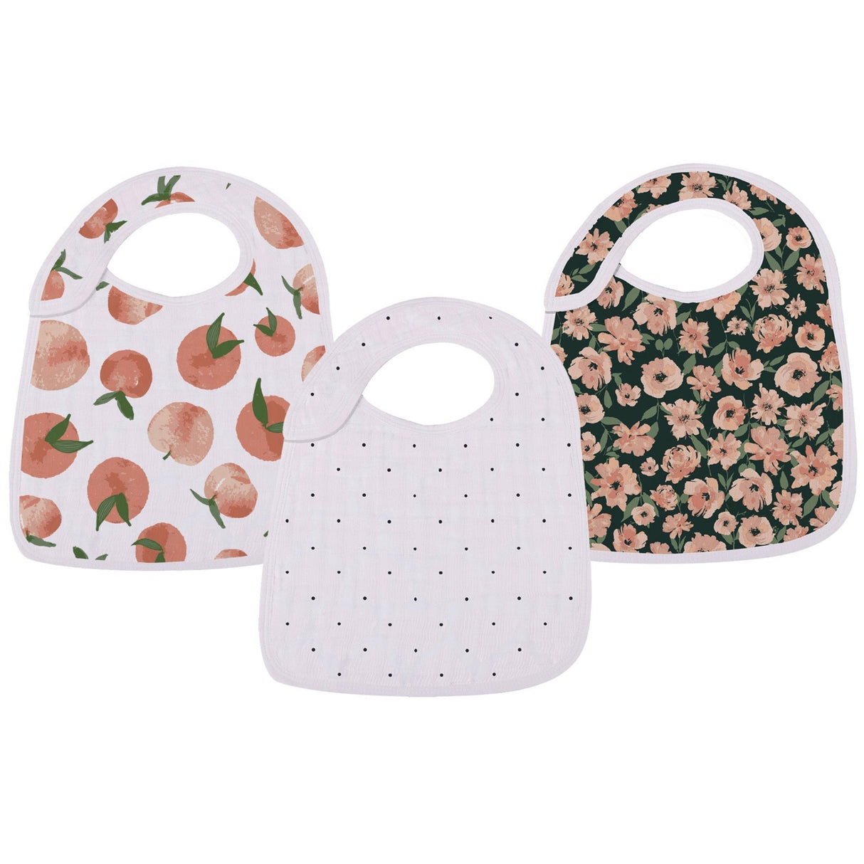 Canyon Sunset Bamboo Snap Bibs 3PK - HoneyBug