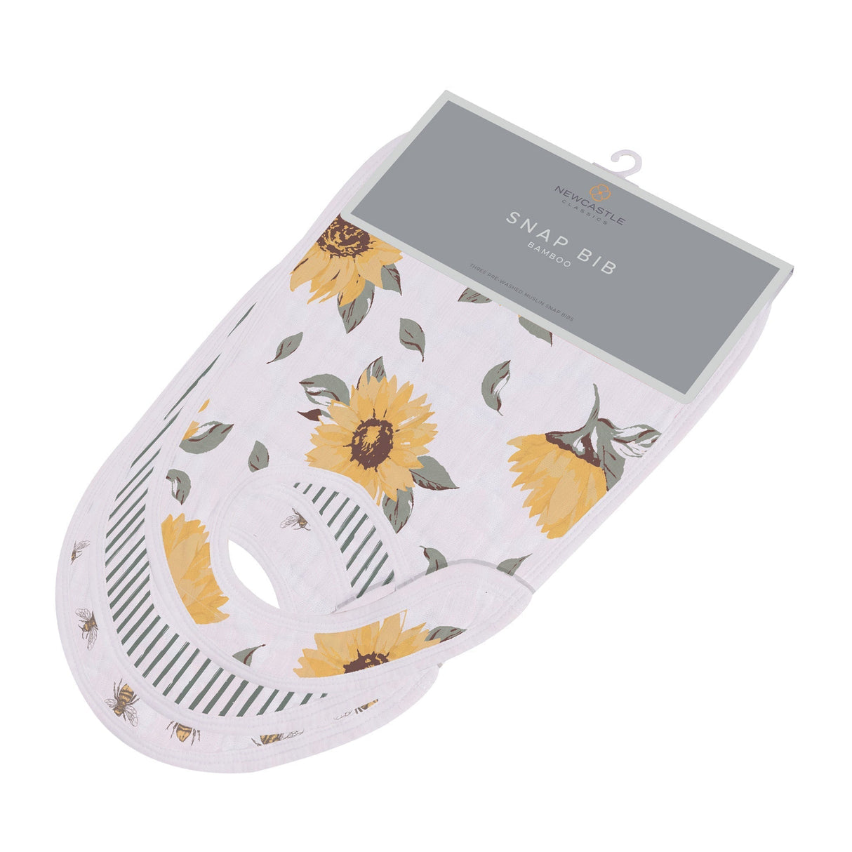 Sunrise to Sunset Snap Bibs 3PK - HoneyBug