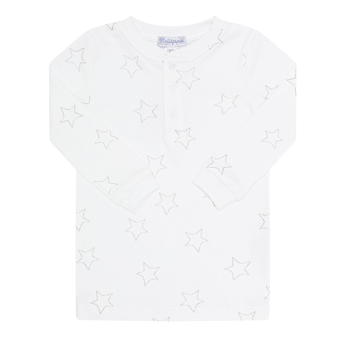Grey Stars Print Pajama