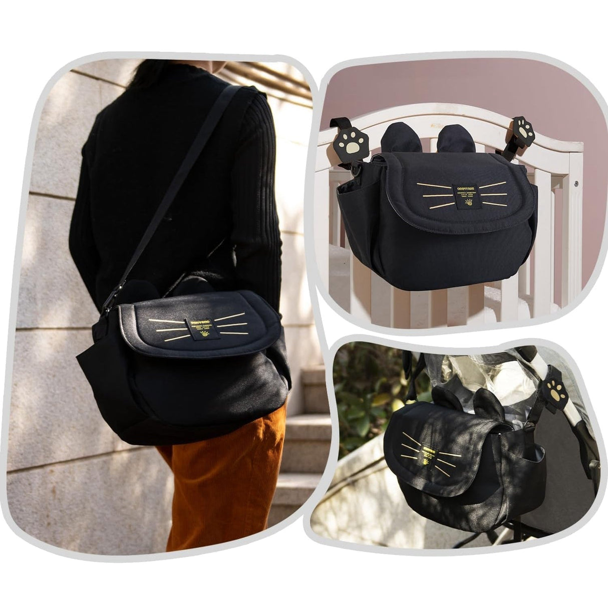 Kitty Paws Stroller Organizer