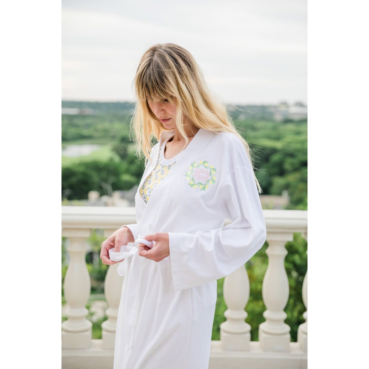 Sassy Women's Pima Cotton Spa Wrap - White - HoneyBug