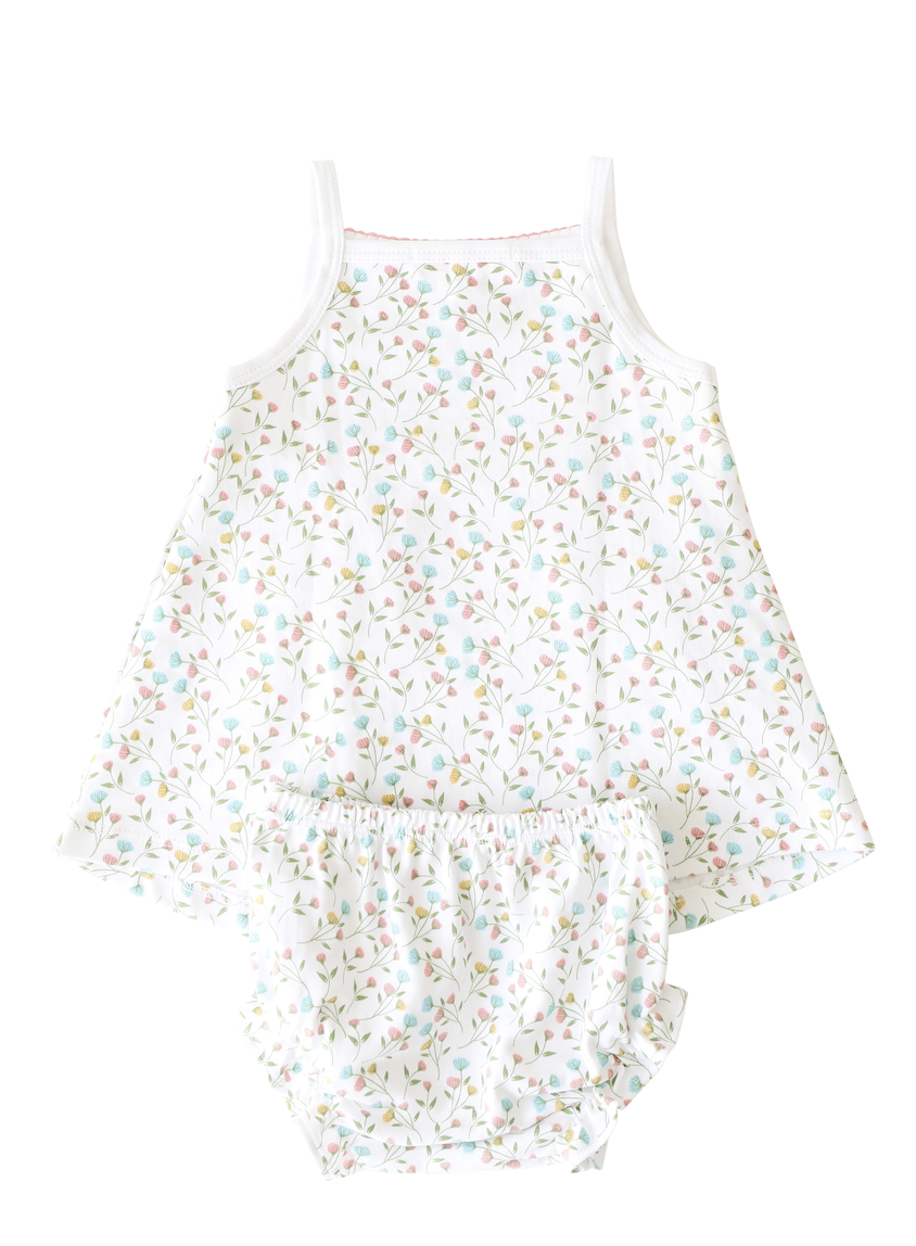 Pink Arabella Smocked Tank Dress - HoneyBug