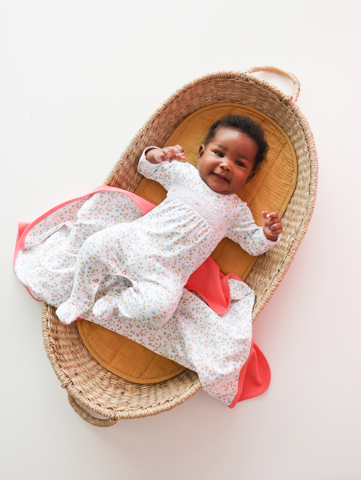 Pink Arabella Blanket - HoneyBug