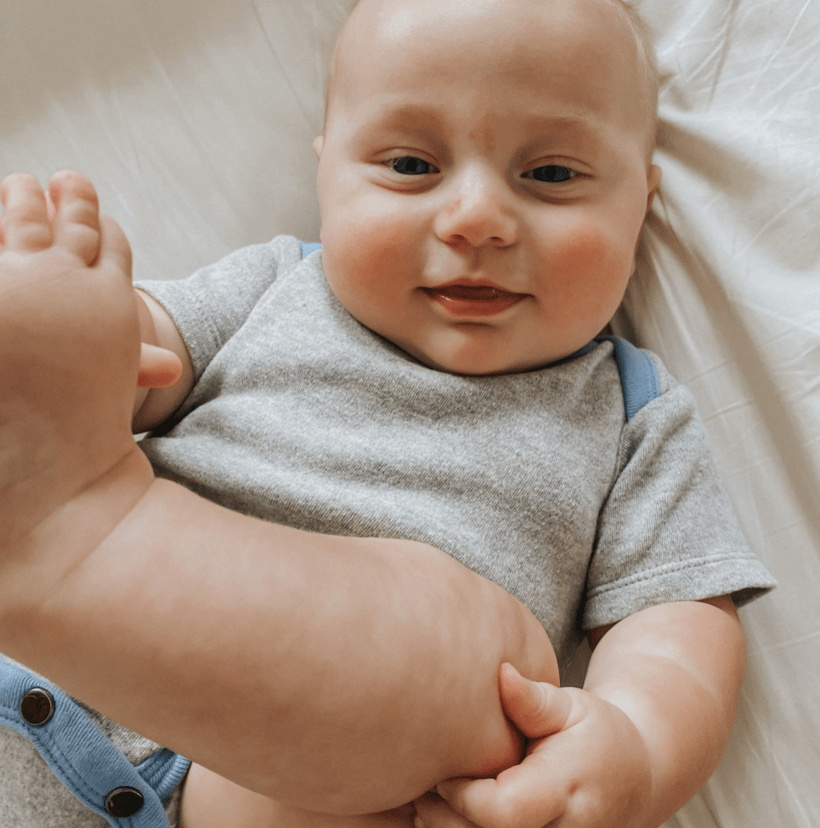 lap bodysuit | periwinkle colorblock - HoneyBug